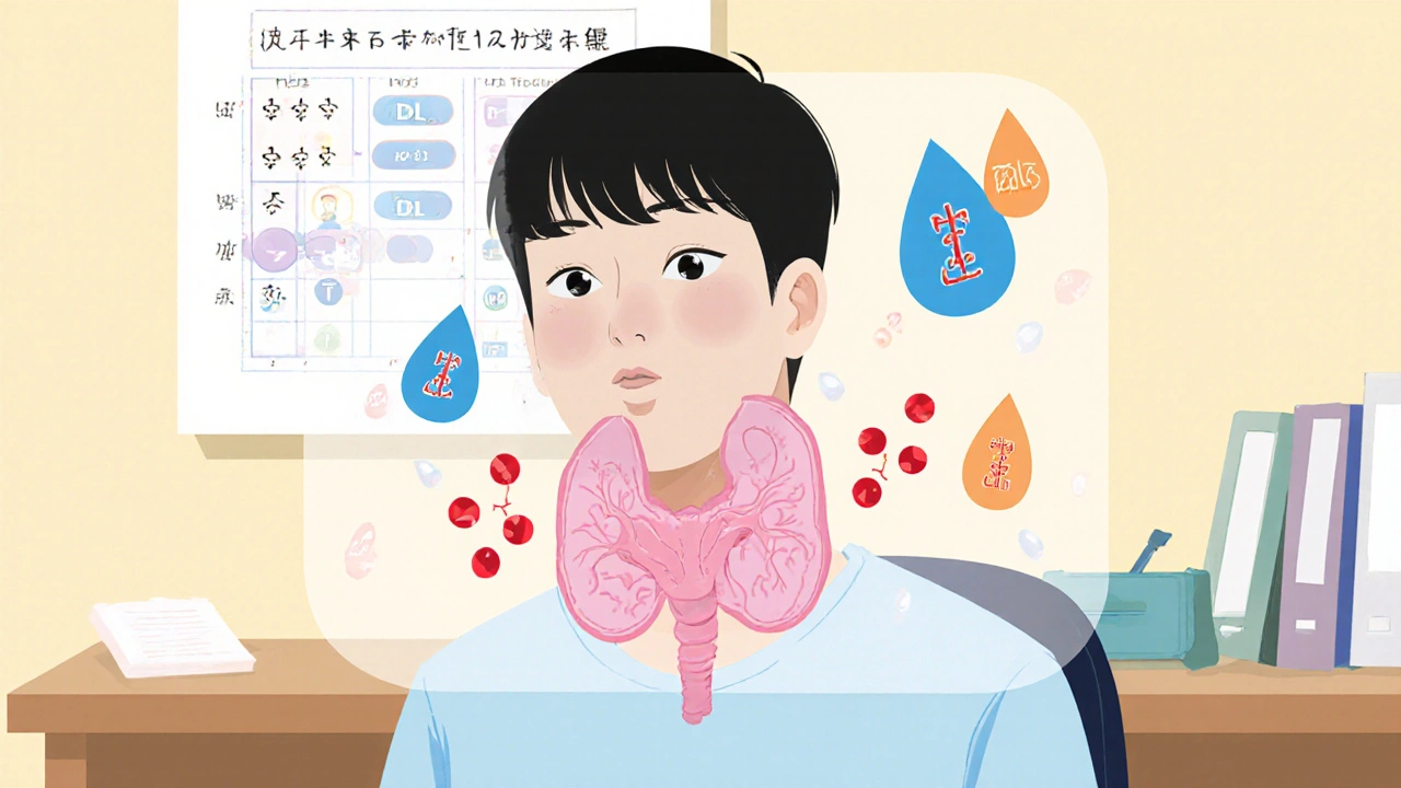 How Gemfibrozil Helps Control Cholesterol in Thyroid Disorder Patients