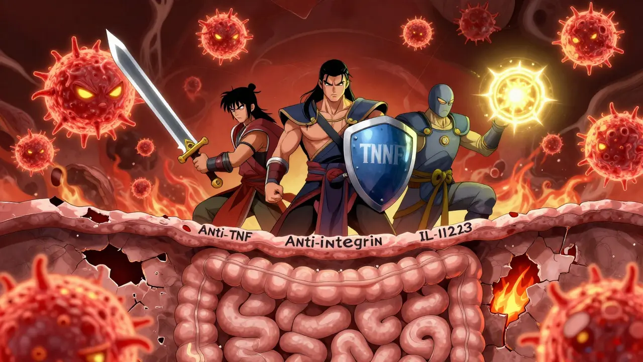 IBD Biologics Explained: Anti-TNF, Anti-Integrin, and IL-12/23 Inhibitors for Crohn's and Colitis